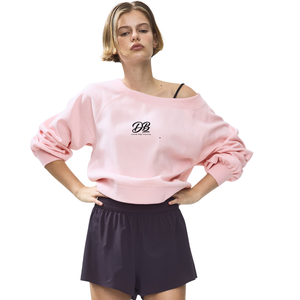 Women's <b>Off</b> <b>Shoulder</b> Sweatshirt Loose Fit <b>Long</b> <b>Sleeve</b> Casual <b>Top</b> Stylish Streetwear Pullover Fashion Everyday Clothing Wholesale - Product Image 1