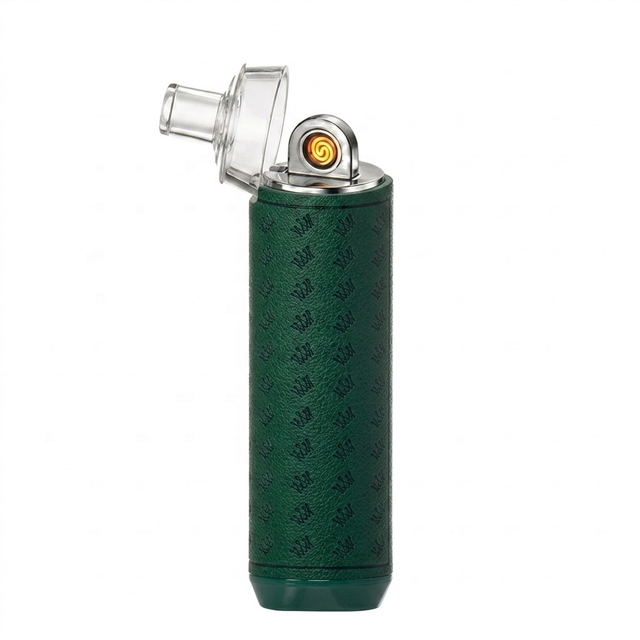 Modern 8K Crystal Metal USB Lighter Windproof Flameless Electronic Charging Igniter for Daily Use