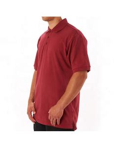 Haute qualité hommes à manches courtes 100% coton Piqué tissus 180gsm OEM Bangladesh usine polos à la mode - Product Image 1