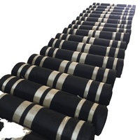 Tissu en toile à rayures noires et blanches de style arabe sur mesure pour tente pare-vent, mur, camping dans le désert, rideau de protection