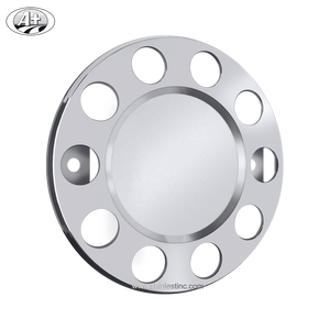 Couvre-roue en acier inoxydable européen/japonais de 225 pouces à 10 trous avec plaque centrale, style décoratif - Product Image 1