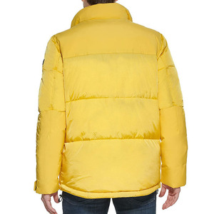 Customized Men Puffer Jacket Padded Bubble Down Puffer 2025 <b>Windbreaker</b> Padded Thick <b>Black</b> Hooded Bubble Padded Jacket - Product Image 6