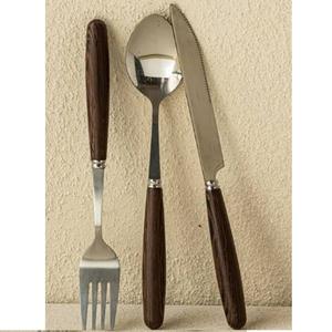 Couverts en bois faits à la main pour la maison, l'hôtel et le restaurant – Ensembles de couverts de table en bois pour la cuisine - Product Image 2