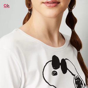 Prix de gros Nouveauté T-shirts crop top pour femmes à imprimé sérigraphié, look tendance, qualité supérieure, meilleure référence - Product Image 2