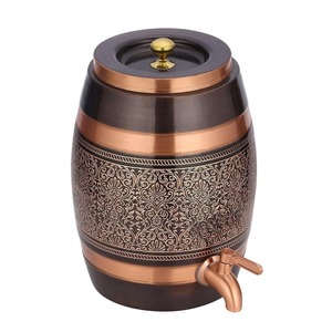 Elegant Copper <b>Water</b> Dispenser With A Sturdy Stand For Convenient And Hygienic <b>Water</b> Storage - Product Image 1