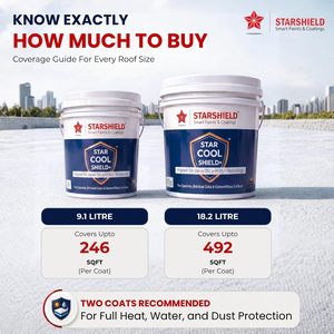 Cool Roof <b>Waterproof</b> Coating for Roof Terrace Heat Reflective and <b>Waterproof</b> Protection - Product Image 6