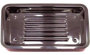 Bandeja Rectangular Ergonómica de Acero Inoxidable Plateada con Rebordes para Almacenamiento de Instrumentos Quirúrgicos Dentales - Product Image 3