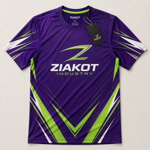 เสื้อยืด ZIAKOT รุ่นใหม่ ดีไซน์ลายยูนิคอร์นใต้สายรุ้ง 3 มิติ สีฟ้าขาว สำหรับผู้ชาย ออกแบบเองได้ - Product Image 5