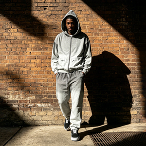 Men <b>Purple</b> Dot Print Acid Wash Polyester/Cotton Hooded Zipper Tracksuit Sweatshirt Pants Set Streetwear Loose Fit Full Sleeve - Product Image 6