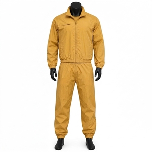 Conjunto de Traje de Dos Piezas de Pana para Hombre al por Mayor, Transpirable, Estampado, Color Sólido, Chaqueta de Manga Larga y Pantalones, Casual, para Adulto, Primavera Otoño - Product Image 4