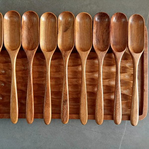 Cucharas de madera en forma de corazón para hornear, mezclar, remover, cocinar, vajilla de cocina, regalo de boda, hogar, restaurante - Product Image 1