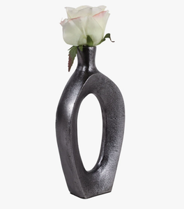 Vente en gros de vases décoratifs en métal faits à la main, grands pots à fleurs pour la maison, nouveaux vases design tendance - Product Image 4
