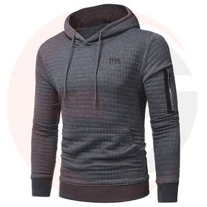 แฟชั่นขายส่งเปล่าผู้ชายถนนสวมพรีเมี่ยมผ้าฝ้ายเสื้อกันหนาวหมวกสำหรับผู้ชาย - Product Image 1