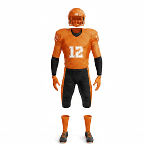 Uniformes de football américain en gros, imprimés, antibactériens, de qualité supérieure, ensembles personnalisés, design unique, 100% polyester - Product Image 5