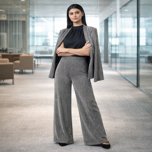 Conjunto Coordinado de Moda para Mujer de Alta Calidad |   Conjunto de Top y Pantalón a Juego Inspirado en Diseñadores para Venta al por Mayor, Marcas y Exportación - Product Image 3