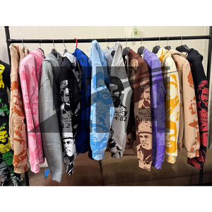 Lot de sweats à capuche pour hommes, style Streetwear, en coton 100% épais, toutes tailles disponibles - Product Image 3