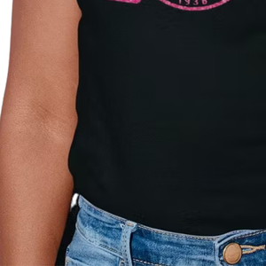เสื้อยืดแขนสั้นลายกราฟิก Black Love สำหรับผู้หญิง เสื้อแฟชั่นลำลอง สไตล์ประดับเพชร เสื้อสตรีทแวร์ ใส่ได้ทุกวัน - Product Image 3