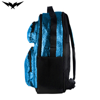 Sac à dos intelligent brillant à sequins géométriques, sac à dos scolaire pour enfants, haute qualité, résistant à l'eau, fermeture éclair, tendance