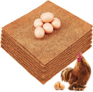 Almohadilla Lavable para Nido de Gallinas, Almohadillas de Fibra de Coco para Gallinas Ponedoras, Reemplazo Natural y Cómodo para Gallinero, Marrón - Product Image 2