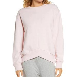Sudadera personalizada con logo para mujer, transpirable, estampada, 100% de alta calidad, con hombros caídos, para damas. - Product Image 4