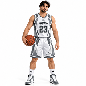 Maillots de basket personnalisés en gros, pas chers, sublimation, vêtements de basket respirants, à séchage rapide, uniformes pour hommes - Product Image 3