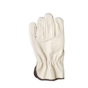 Guantes de Seguridad de Cuero Resistentes para Trabajo Pesado con Superficie de Agarre Fuerte y Construcción Duradera para Trabajos de Fábrica - Product Image 3