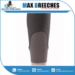 Pantalons d'équitation de qualité supérieure en gros |   Patchs de genou en silicone confortables, respirants, durables et antidérapants pour jodhpurs - Product Image 3