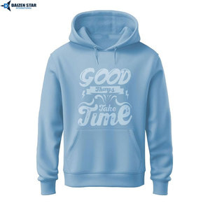 Sudadera con Capucha para Hombre DAIZEN STAR, Forro Polar, Estampado Geométrico en la Parte Delantera, Manga con Estampado, Corte Regular, Informal, Otoño, 100% Algodón - Product Image 3
