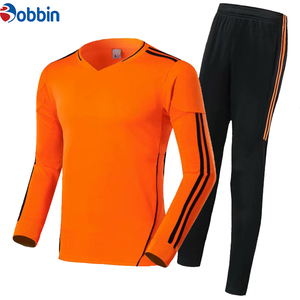 Conjunto Deportivo de Alta Calidad con Logotipo Personalizado, Chándal de Entrenamiento para Hombre, Uniforme de Fútbol, Jersey de Manga Larga con Cuello en V y Pantalones a Rayas - Product Image 4