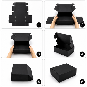 Wholesale Eco-Friendly <b>Biodegradable</b> Custom Printed Kraft Paper Folders <b>Packaging</b> Boxes UV Coating Embossing Clothing High - Product Image 4