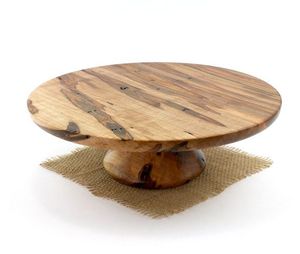 Premium wooden <b>tray</b> elegant bakery display wooden sweet stand dessert <b>serving</b> accessory modern hosting stand artisan - Product Image 4