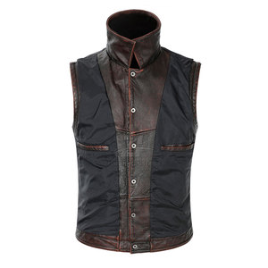 Chaleco de Cuero Ligero y Transpirable para Hombre, Prenda Casual, Chaleco de Cuero Masculino Más Vendido a un Precio Razonable - Product Image 4