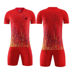 Conjunto de Uniforme de Fútbol para Hombre, Duradero, de Tela de Alta Calidad, Jersey y Pantalones Cortos para Clubes, Partidos Escolares y Torneos - Product Image 1