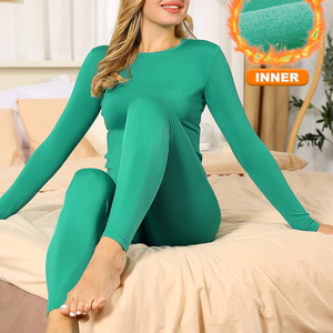 Conjunto Térmico Largo para Mujer, el Más Vendido, de Alta Calidad, Hecho a Medida, Sin Costuras, Suave para Invierno - Product Image 5