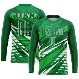 Maillot de football jaune personnalisé à col rond et manches courtes, uniforme d'équipe unisexe, maillot de sport de football - Product Image 5