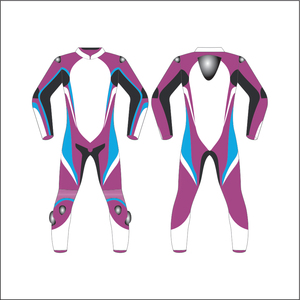 ชุดแข่งรถมอเตอร์ไซค์แขนยาวสำหรับผู้ชาย สีน้ำเงินขาว พิมพ์ลายแบบ Sublimation แห้งเร็ว ผลิตจากผ้า Spandex ไนลอนไร้รอยต่อ บริการ OEM - Product Image 3