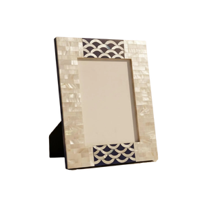 Cadre photo de luxe fait main en nacre incrustée, cadre photo en coquille MOP, décoration d'intérieur, cadre mosaïque Art Déco pour table, article cadeau - Product Image 4