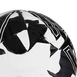 Ballon de football de qualité d'entraînement, taille officielle, motif noir et blanc, avec logo personnalisé - Product Image 4
