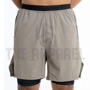 Custom Logo Men's Casual Modest Awrah Athletic Shorts Oxford Fabric Quick Dry <b>Mid</b>-Knee Pants Manufacturer Wholesale - Product Image 4