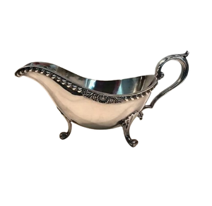 Recipientes para salsa de metal para mesa, de acero inoxidable con acabado plateado brillante, para uso en cocina y hogar. - Product Image 1