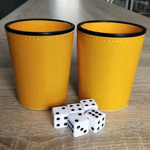 Vasos para Dados de Cuero PU de Alta Calidad, Personalizados OEM, Duraderos, para Juegos de Mesa para Adolescentes, con Opciones de Color y Logotipo Personalizados - Product Image 4
