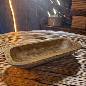 High Quality Hand-Crafted Christmas Wedding Centerpieces Eco-Friendly Natural Mango Wood Wax-Filled <b>Dough</b> <b>Bowls</b> for Home Decor - Product Image 2