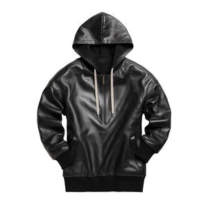 Premium Men's 100% Polyester Pullover Hoodie <b>Jacket</b> Windproof Oversized Warm Hooded Casual Outerwear OEM ODM Private Label - Product Image 1
