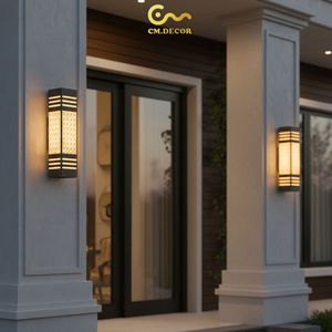 CM Decor steel/inox Living Room / Bedroom / Hallway Modern/Japanese Wall light Viet Nam Auto Cad Layout 3500K (Warm White) LED - Product Image 5