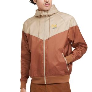 Veste coupe-vent élégante pour homme à manches longues, design personnalisé, logo sur le devant, imperméable, séchage rapide, doublure en polaire pour les activités de plein air - Product Image 1