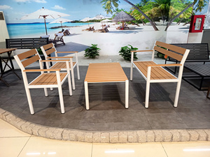 Waterproof <b>Outdoor</b> Garden <b>Bench</b> Rust-Preventing Double Chair Corrosion Resistance Metal Frame Furniture Lumetal Vietnam - Product Image 6