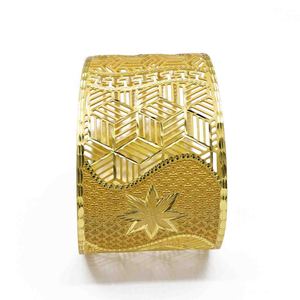 Wholesale 14K 18K 24K Dye Gold Plated Filigree Design Kada, <b>Fashion</b> Cuff <b>Bracelets</b>, Brass Cuff <b>Bangle</b> Traditional Design Jewelry - Product Image 3