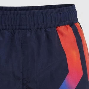 Ensemble coupe-vent décontracté deux pièces pour homme avec logo personnalisé, style tendance, survêtement coupe-vent et short - Product Image 4