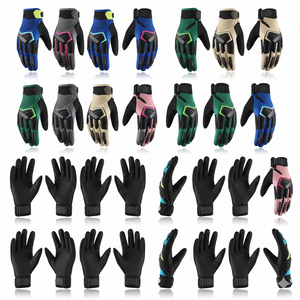 Gants de moto en PU à doigts entiers, respirants, pour motocross, résistants aux chocs, pour vélo, unisexe, vente en gros OEM - Product Image 2