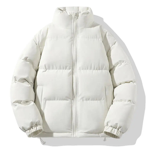 Chaqueta de Invierno Acolchada para Hombre y Mujer, Abrigo Grueso y Cálido de Plumón, Ropa Exterior con Cierre, Informal, Resistente al Viento, Impermeable y Ligera - Product Image 1